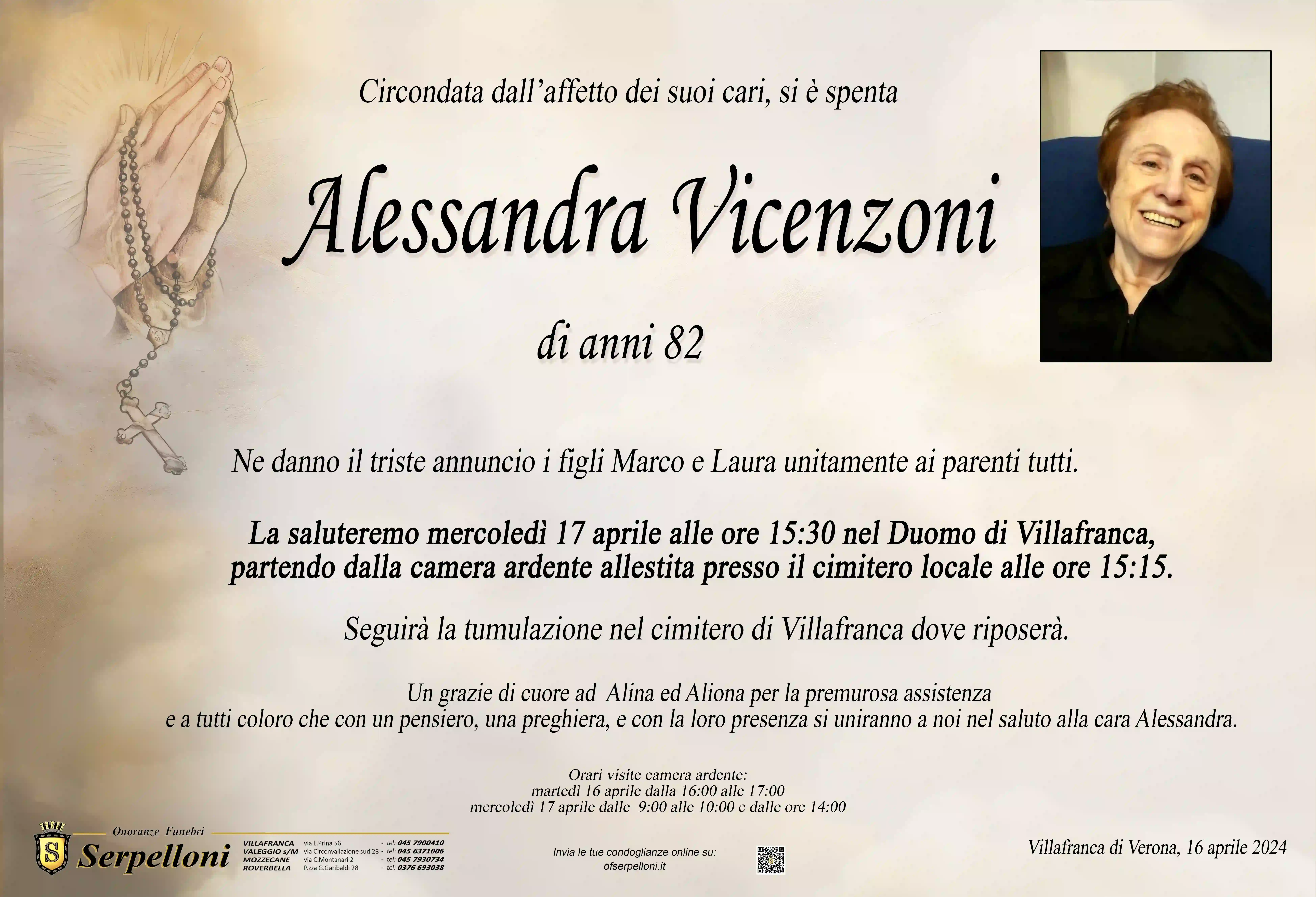 Scopri di più sull'articolo Alessandra Vicenzoni