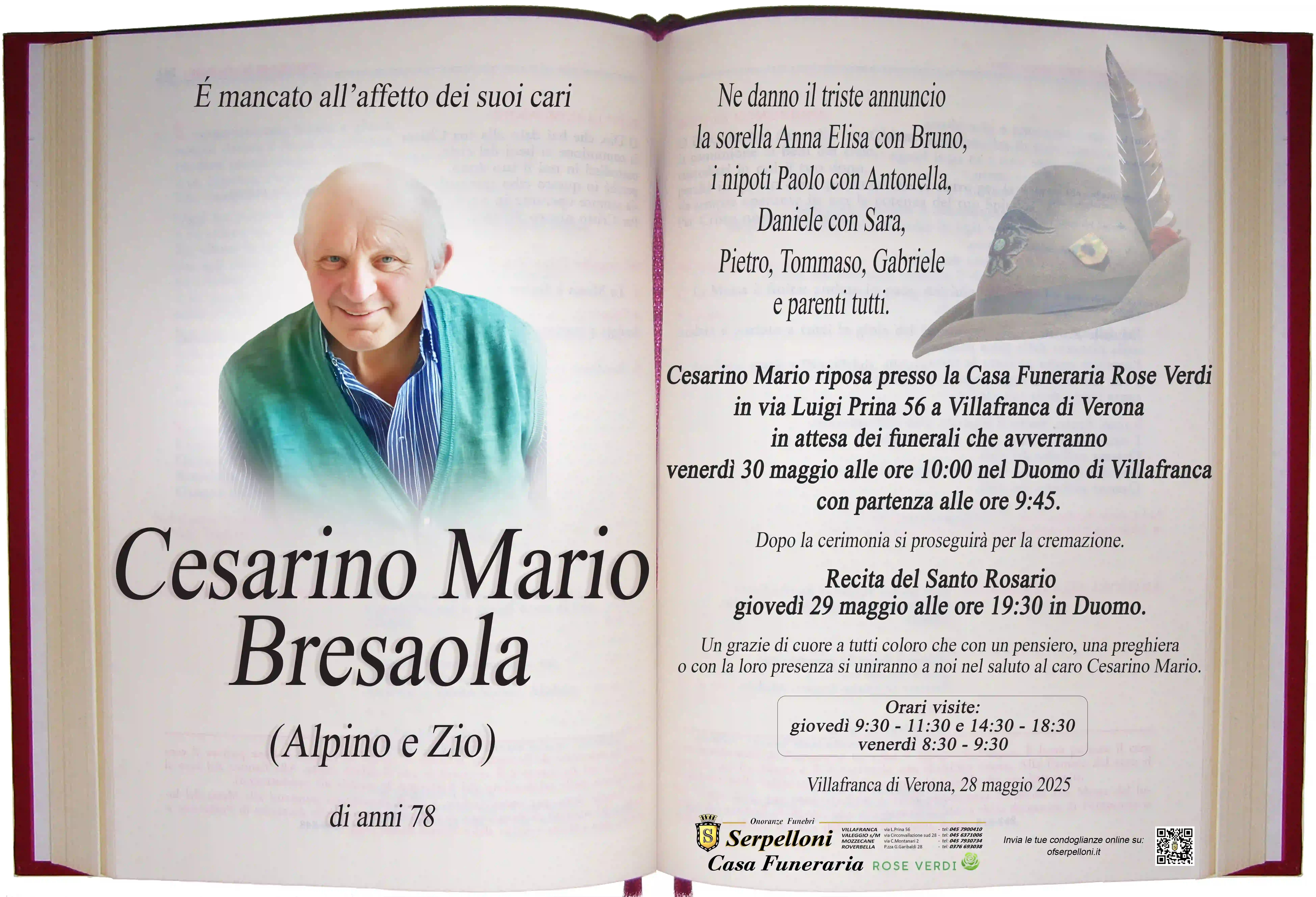 Scopri di più sull'articolo Cesarino Mario Bresaola