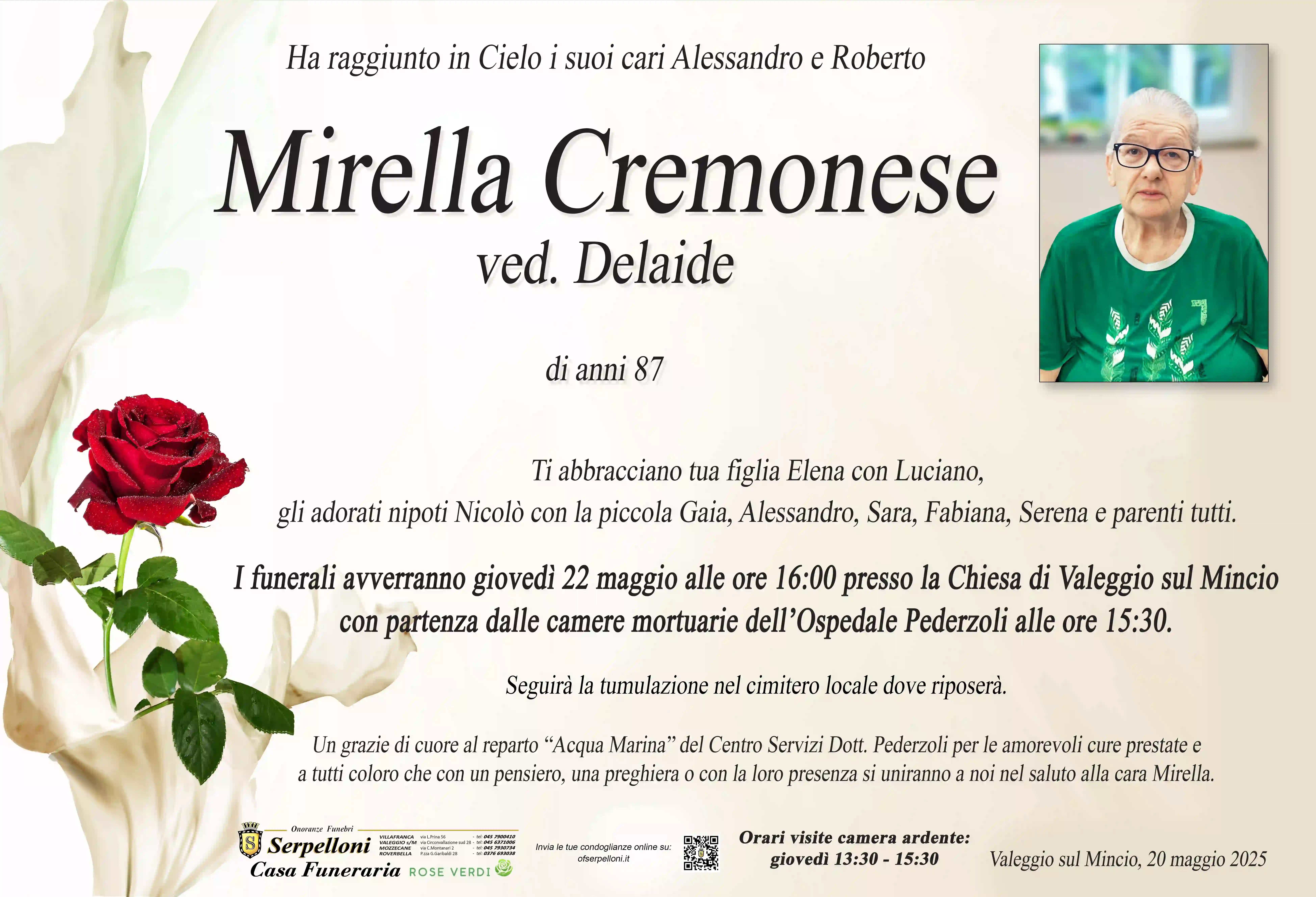 Scopri di più sull'articolo Mirella Cremonese