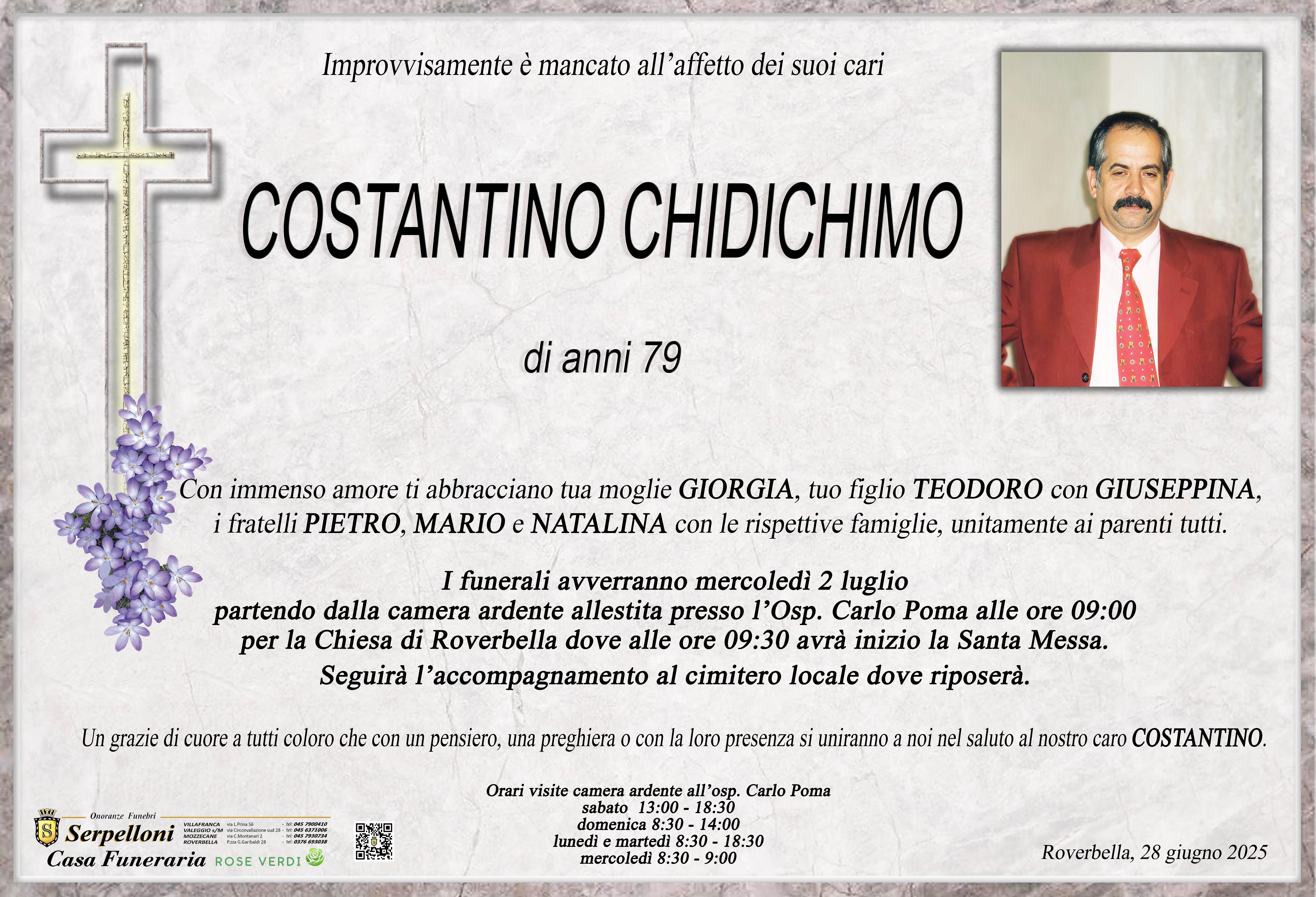 Scopri di più sull'articolo Costantino Chidichimo