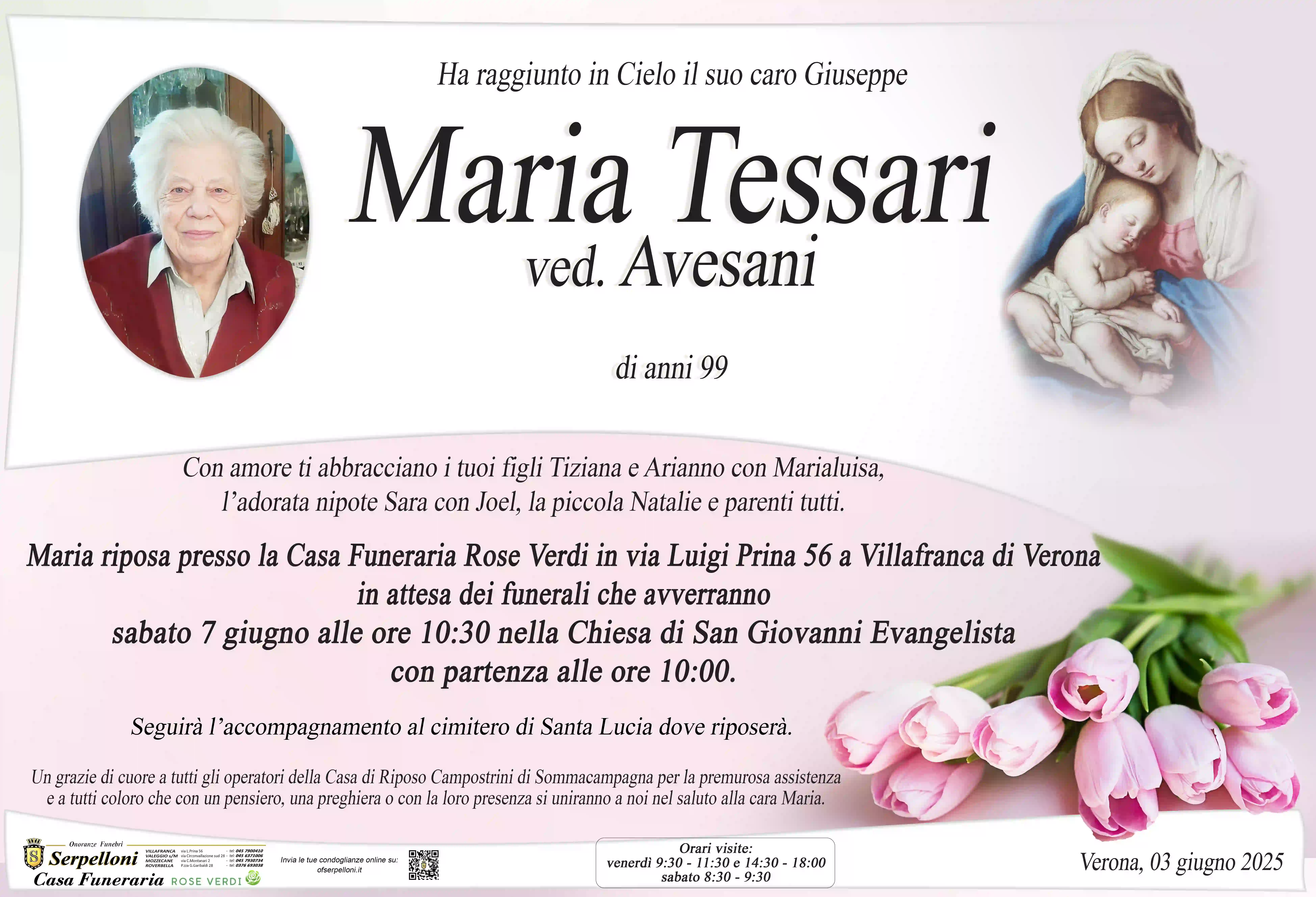Scopri di più sull'articolo Maria Tessari
