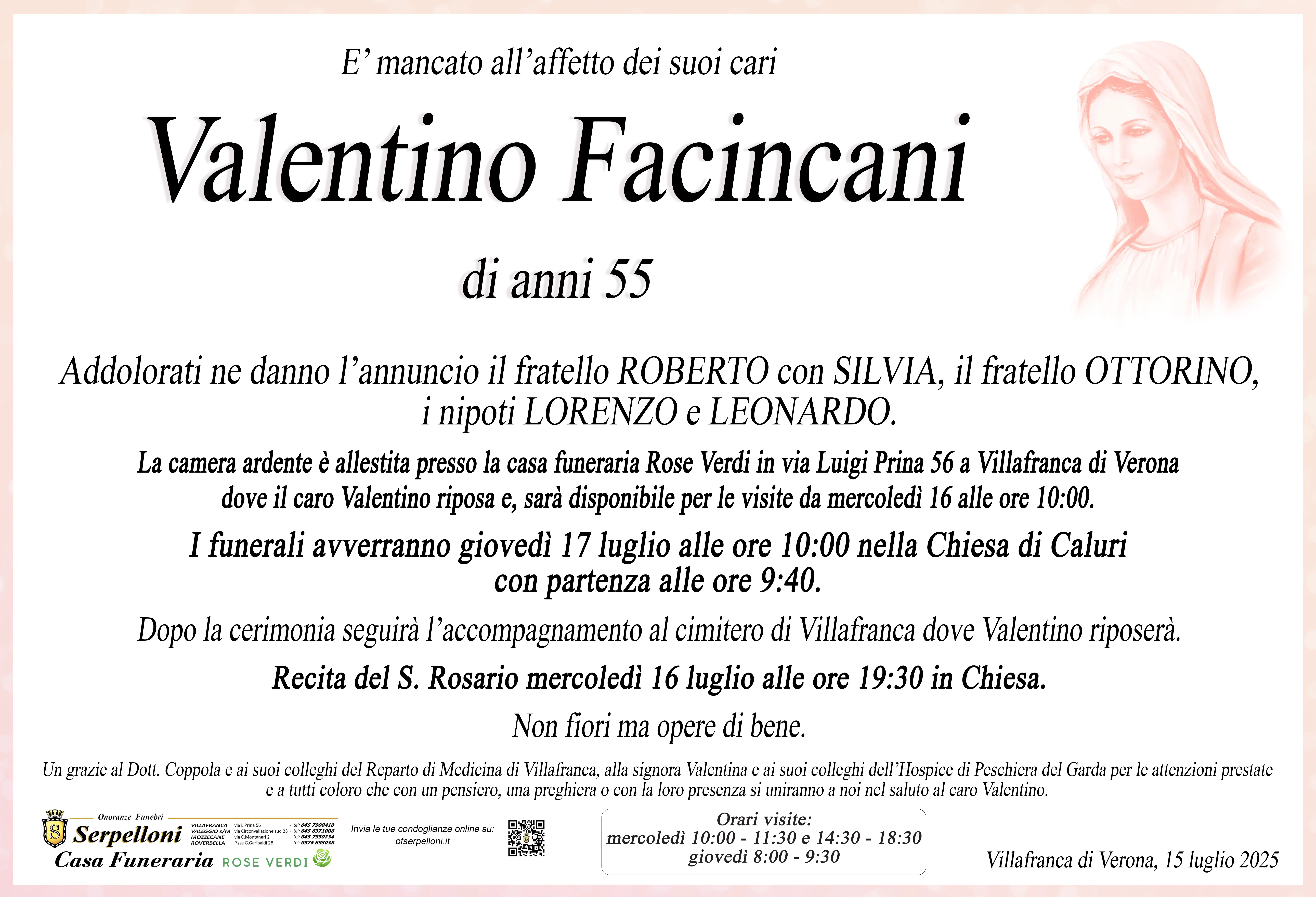 Scopri di più sull'articolo Valentino Facincani