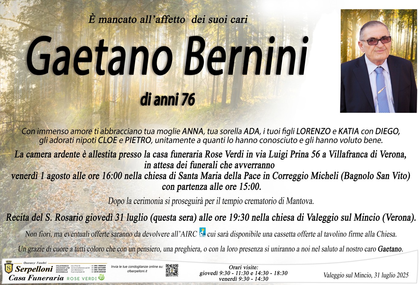 Scopri di più sull'articolo Gaetano Bernini