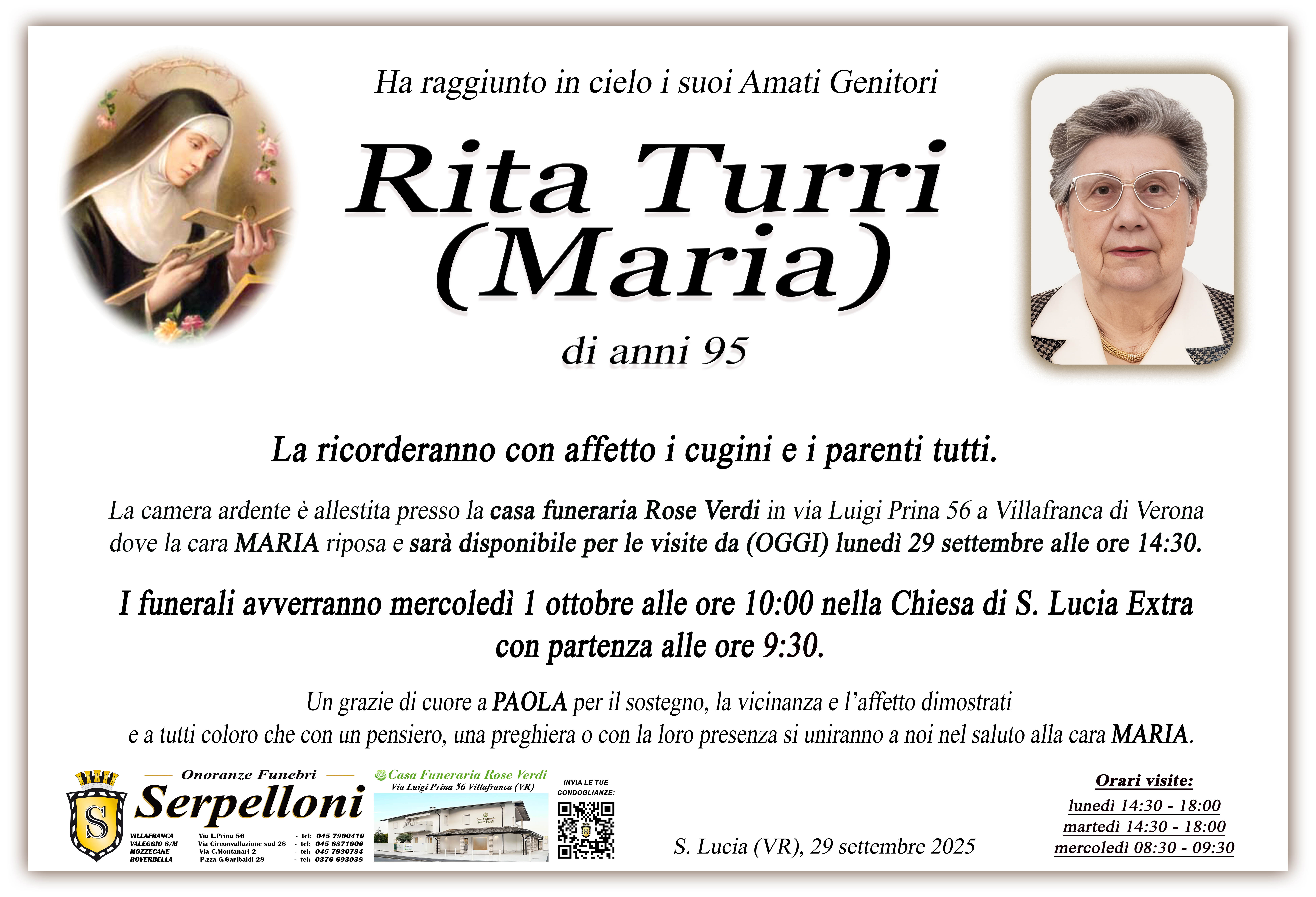 Scopri di più sull'articolo Rita (Maria) Turri