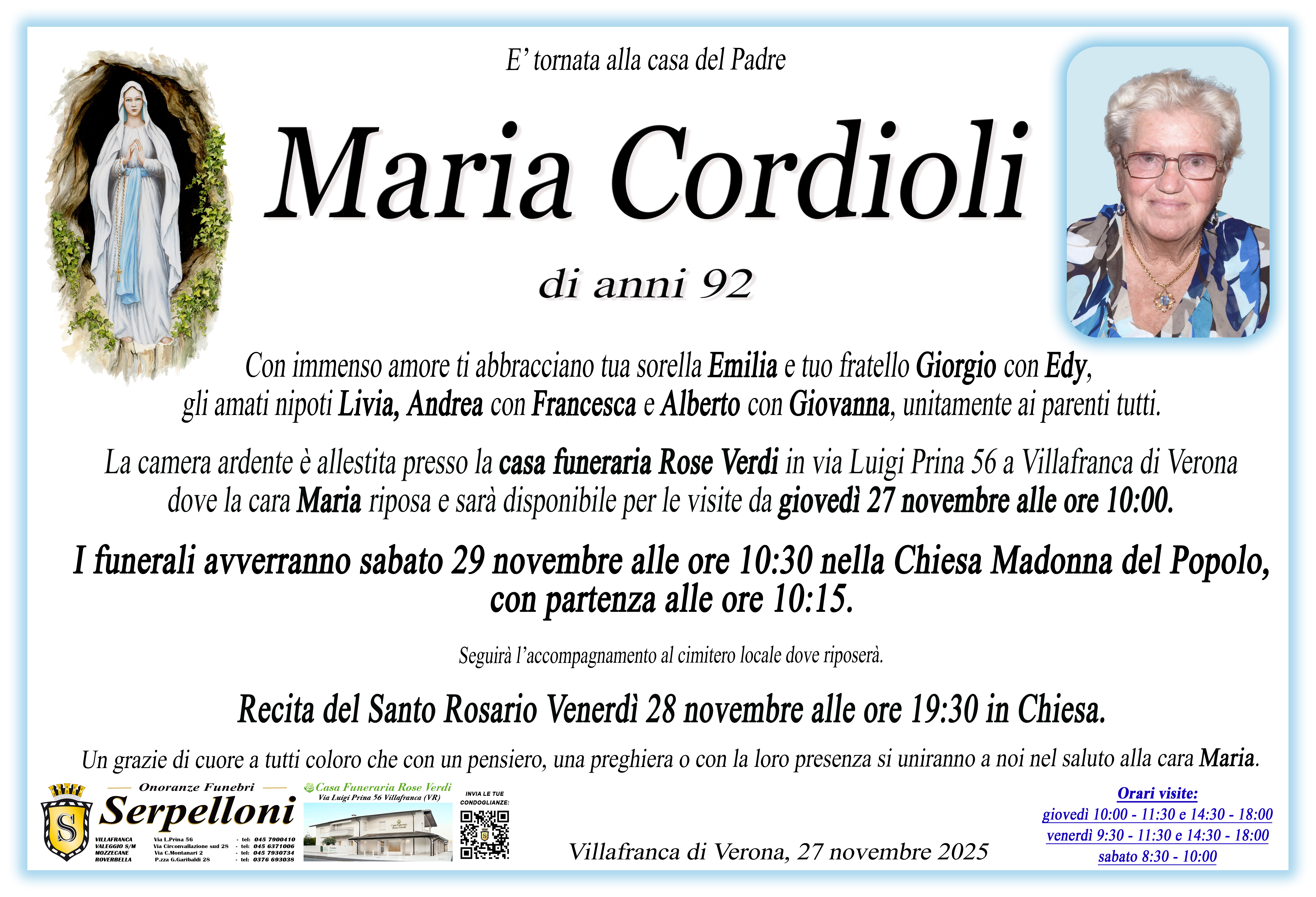 Scopri di più sull'articolo Maria Cordioli