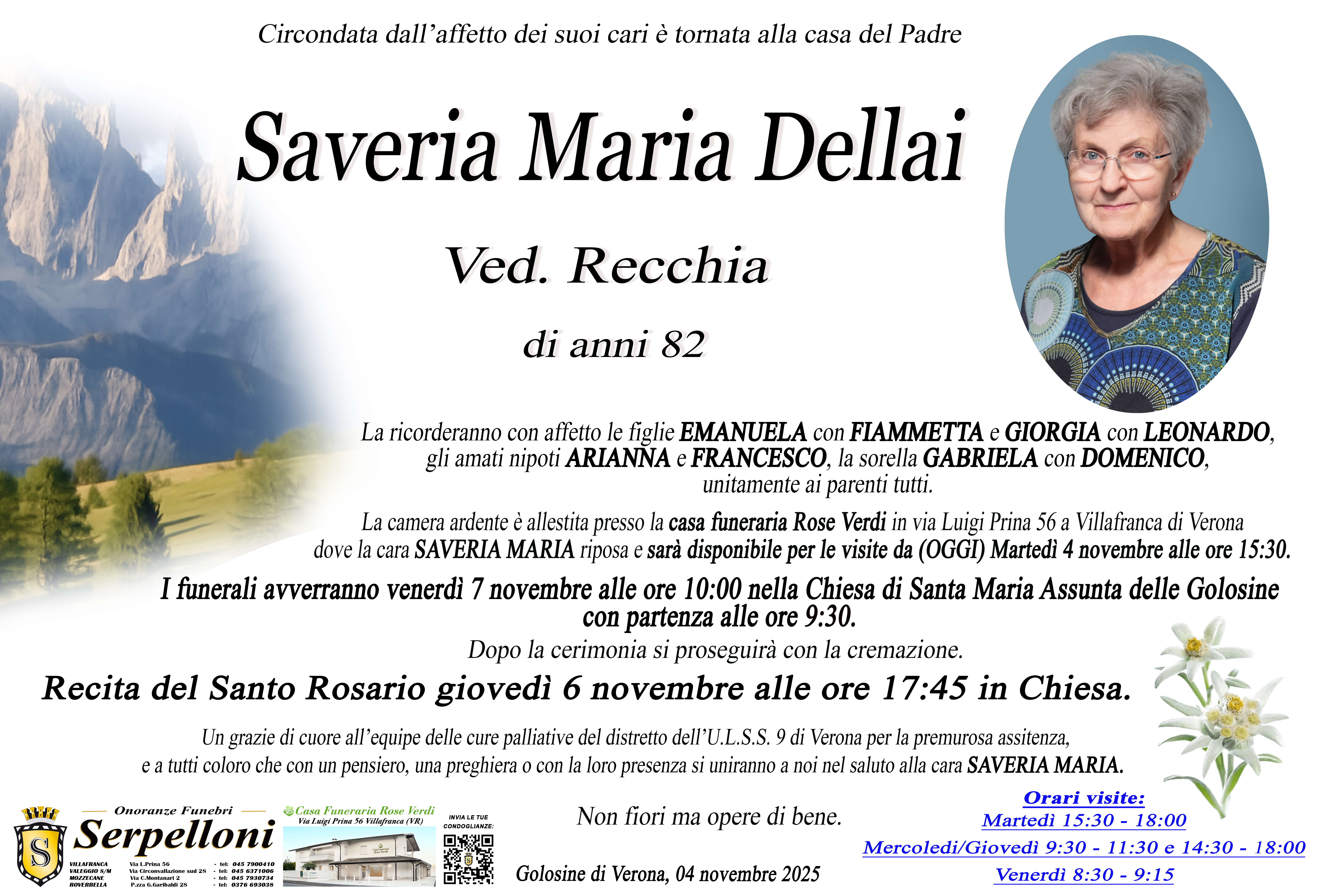 Scopri di più sull'articolo Saveria Maria Dellai