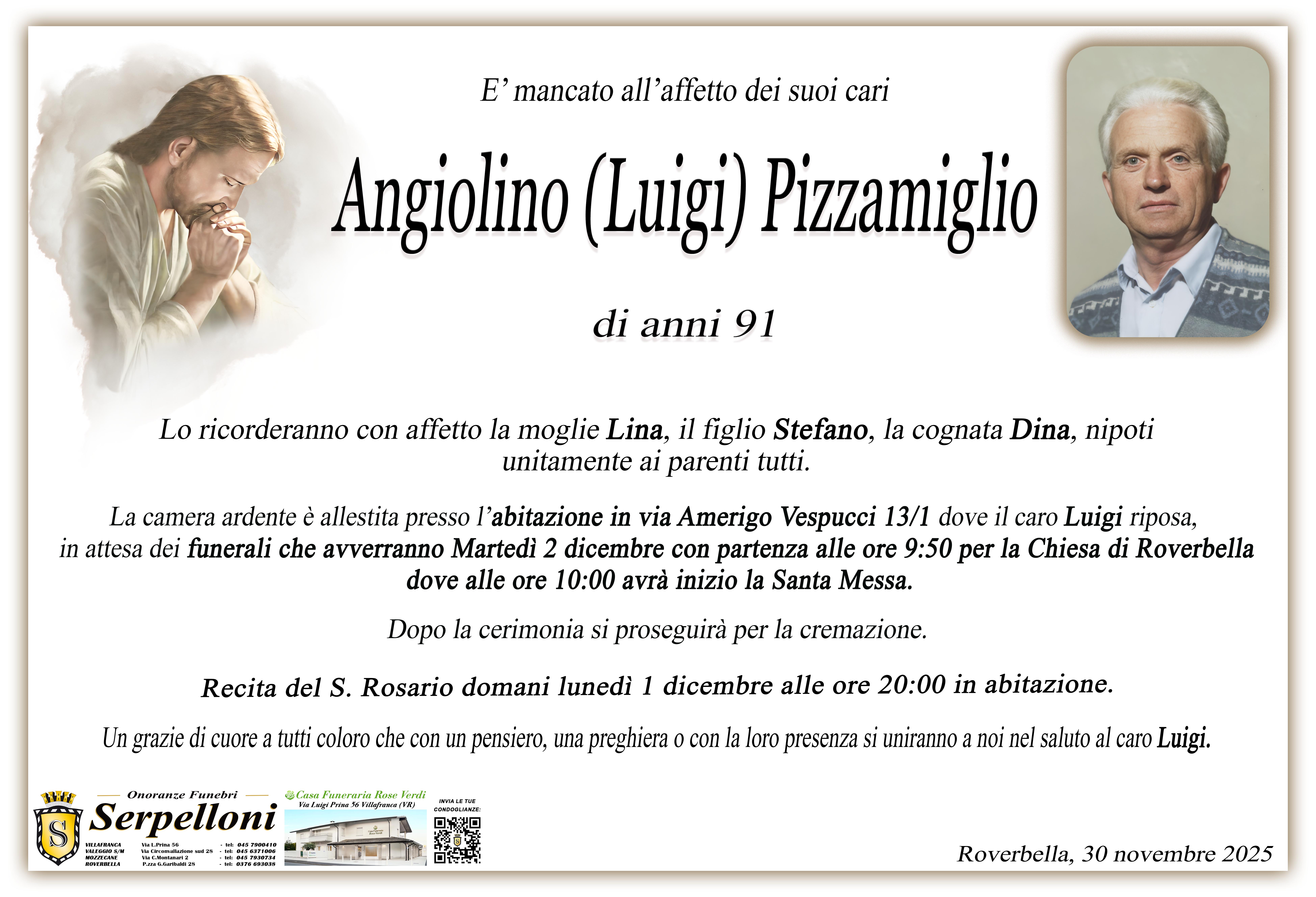 Scopri di più sull'articolo Angiolino (Luigi) Pizzamiglio