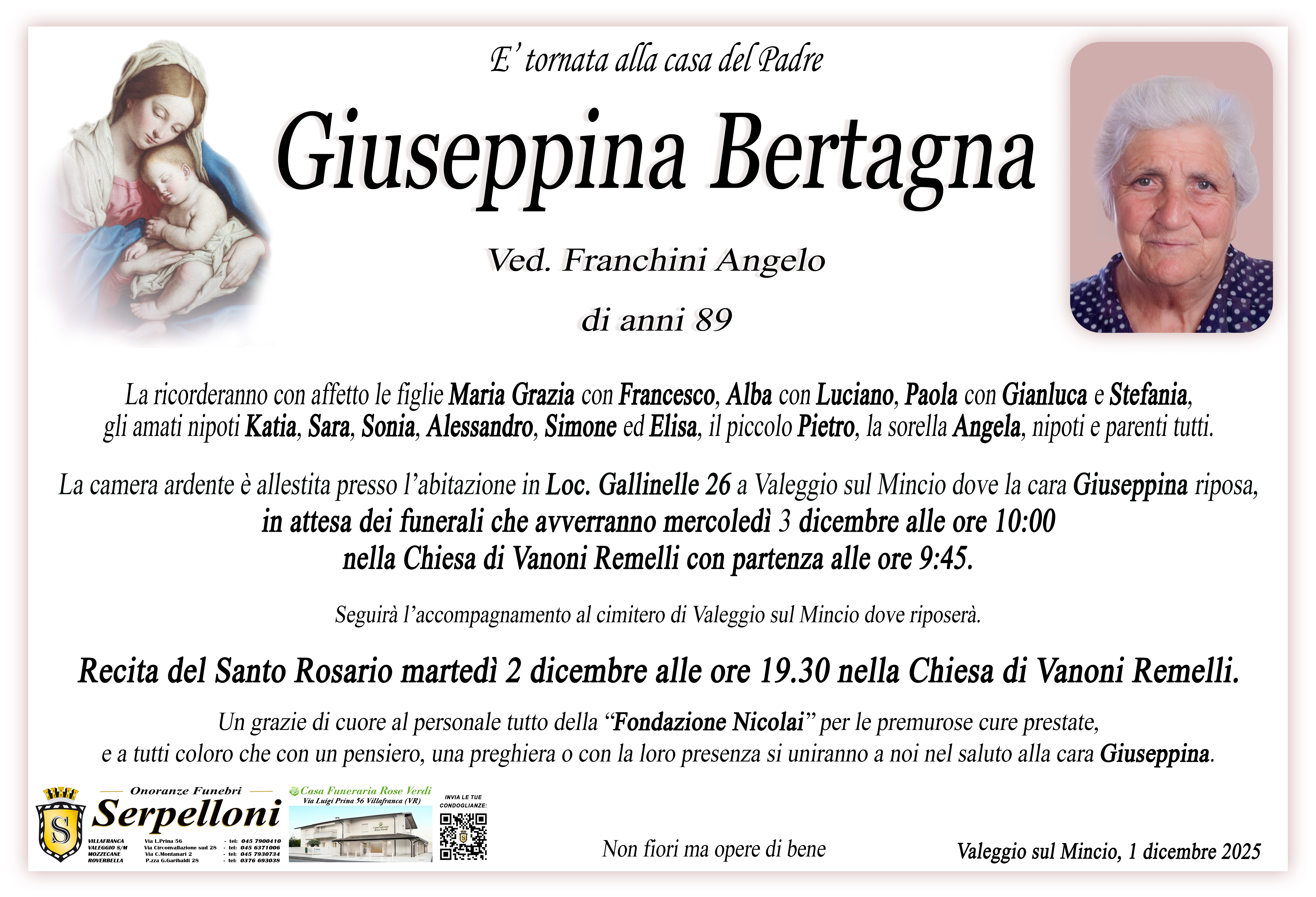 Scopri di più sull'articolo Giuseppina Bertagna