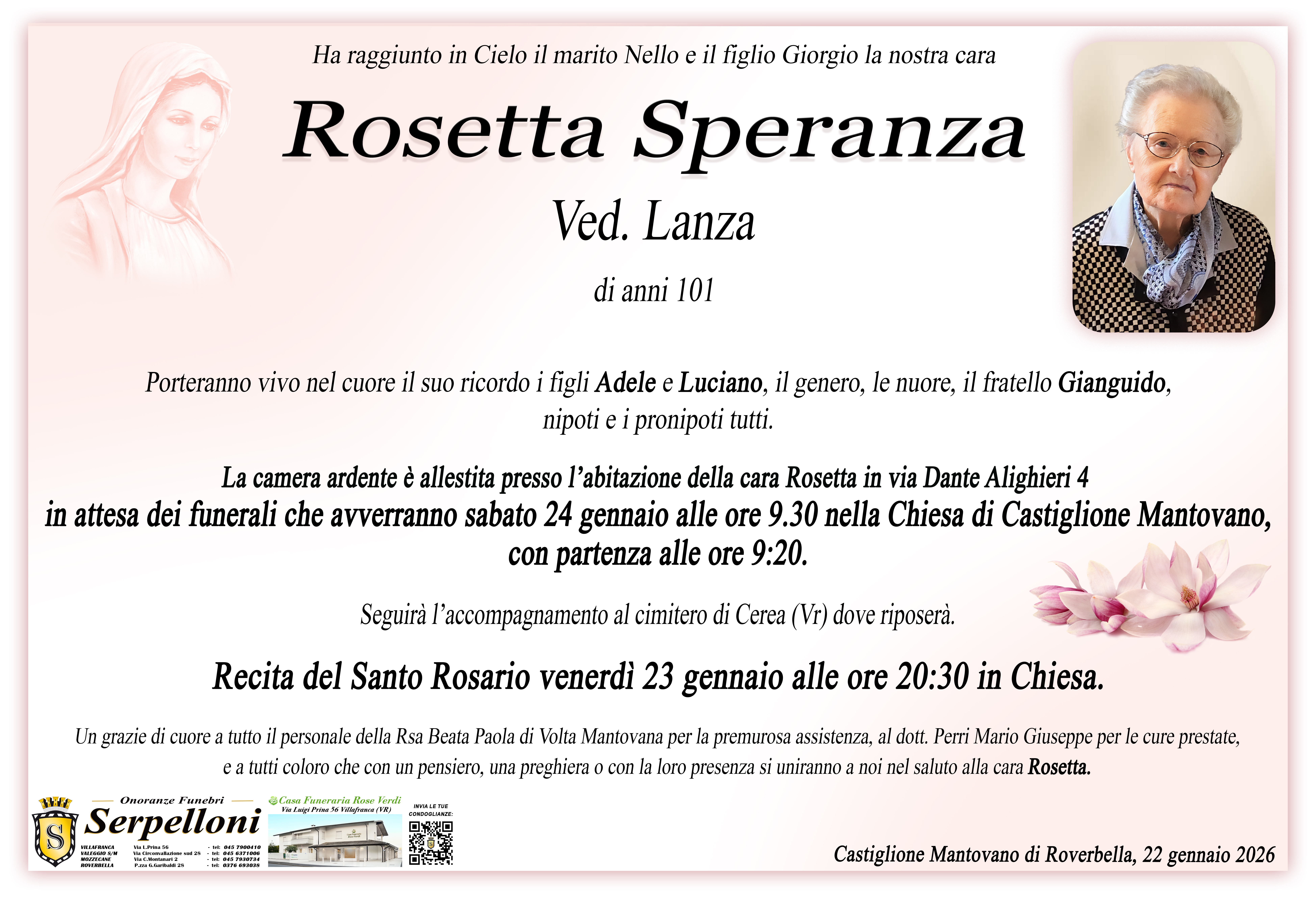 Scopri di più sull'articolo Rosetta Speranza