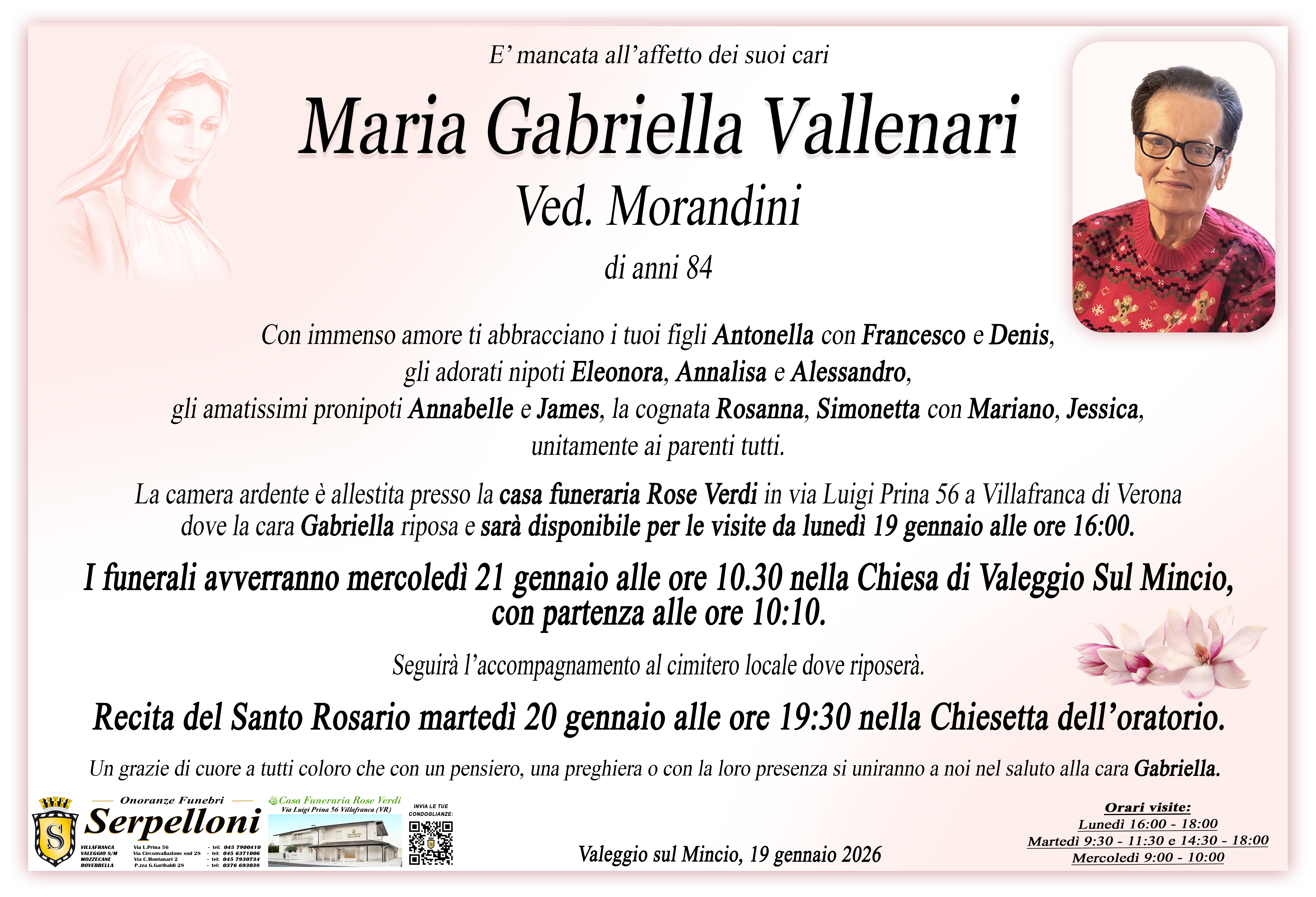 Scopri di più sull'articolo Maria Gabriella Vallenari