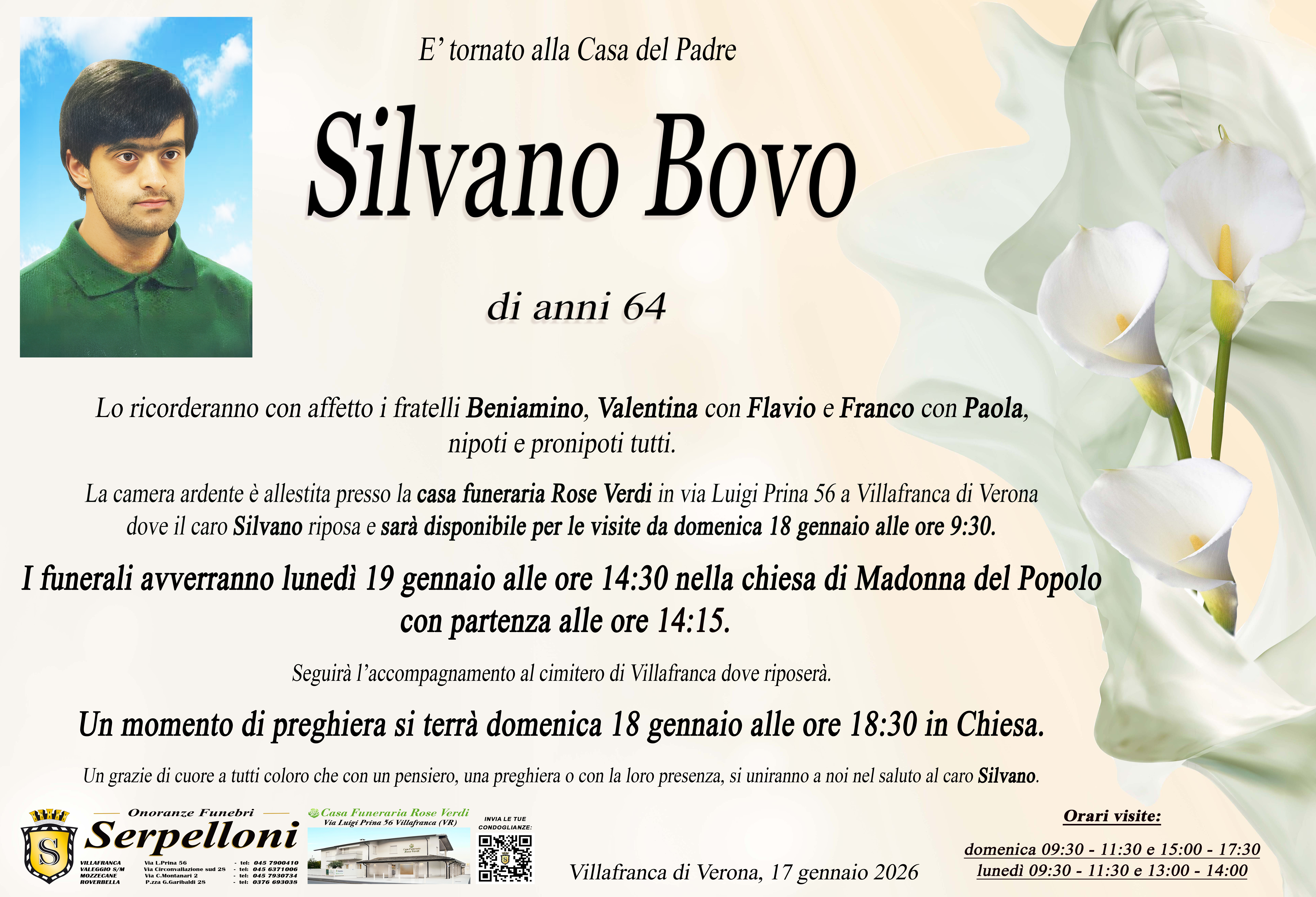 Scopri di più sull'articolo Silvano Bovo