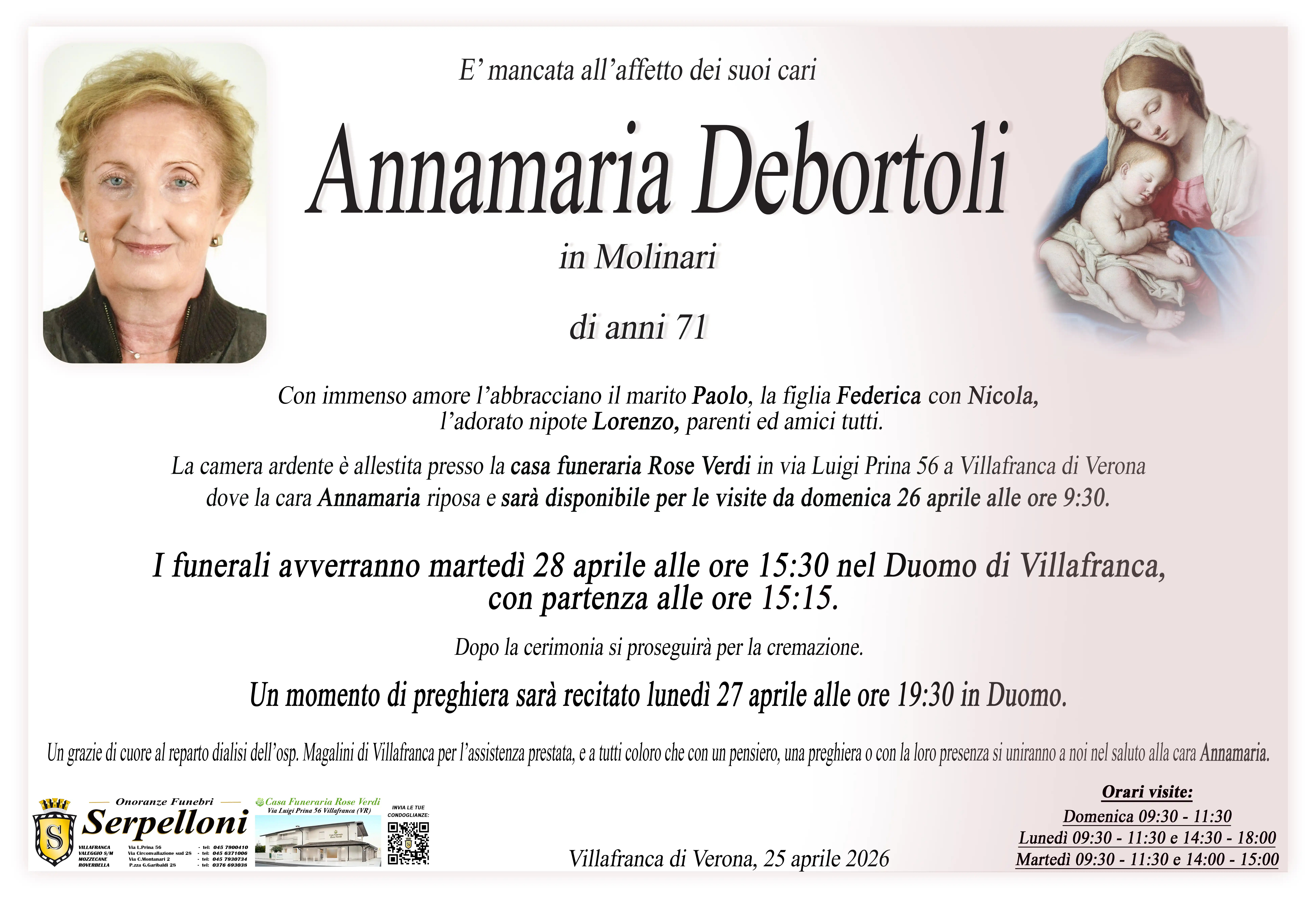 Scopri di più sull'articolo Annamaria Debortoli