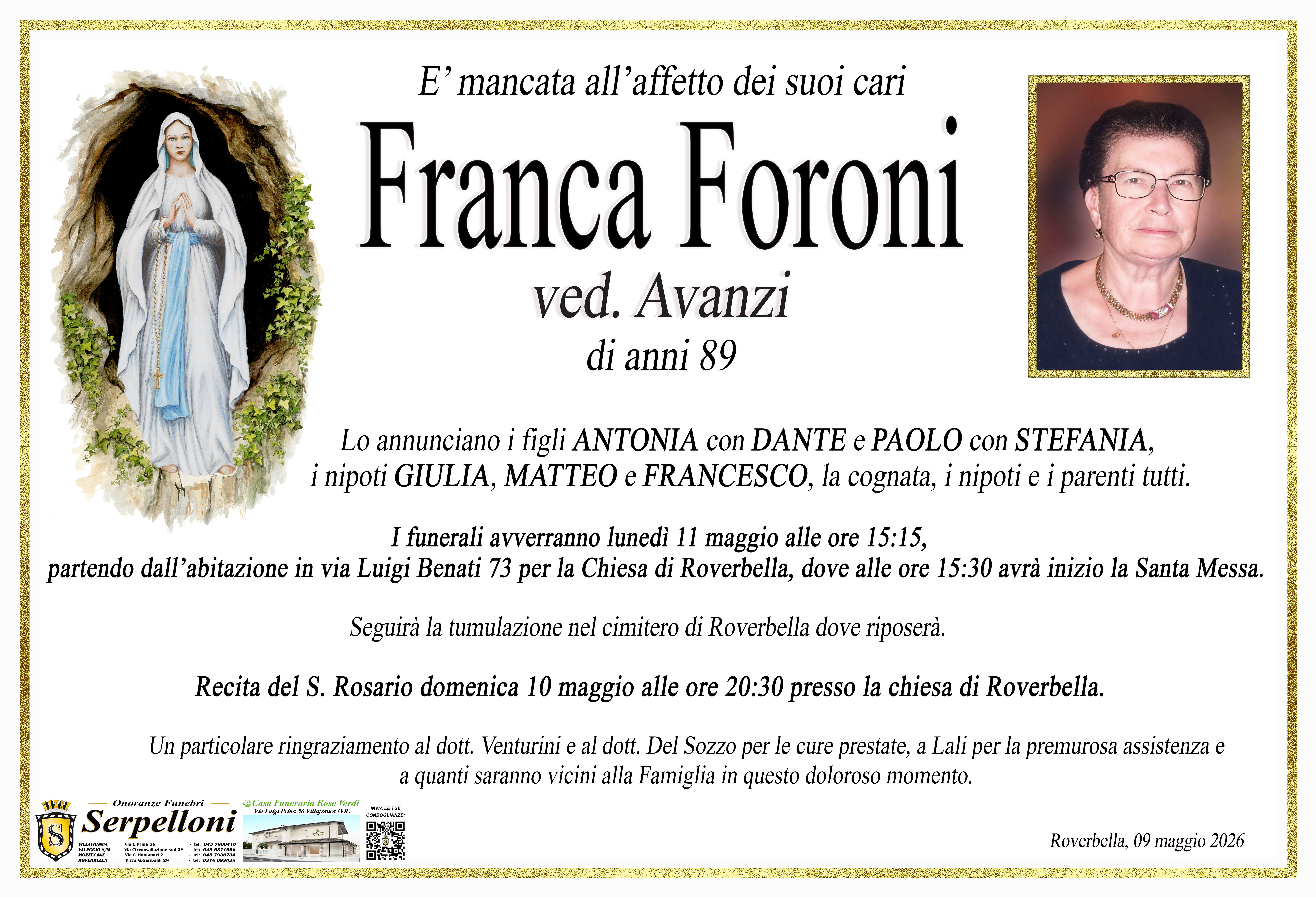 Scopri di più sull'articolo Franca Foroni