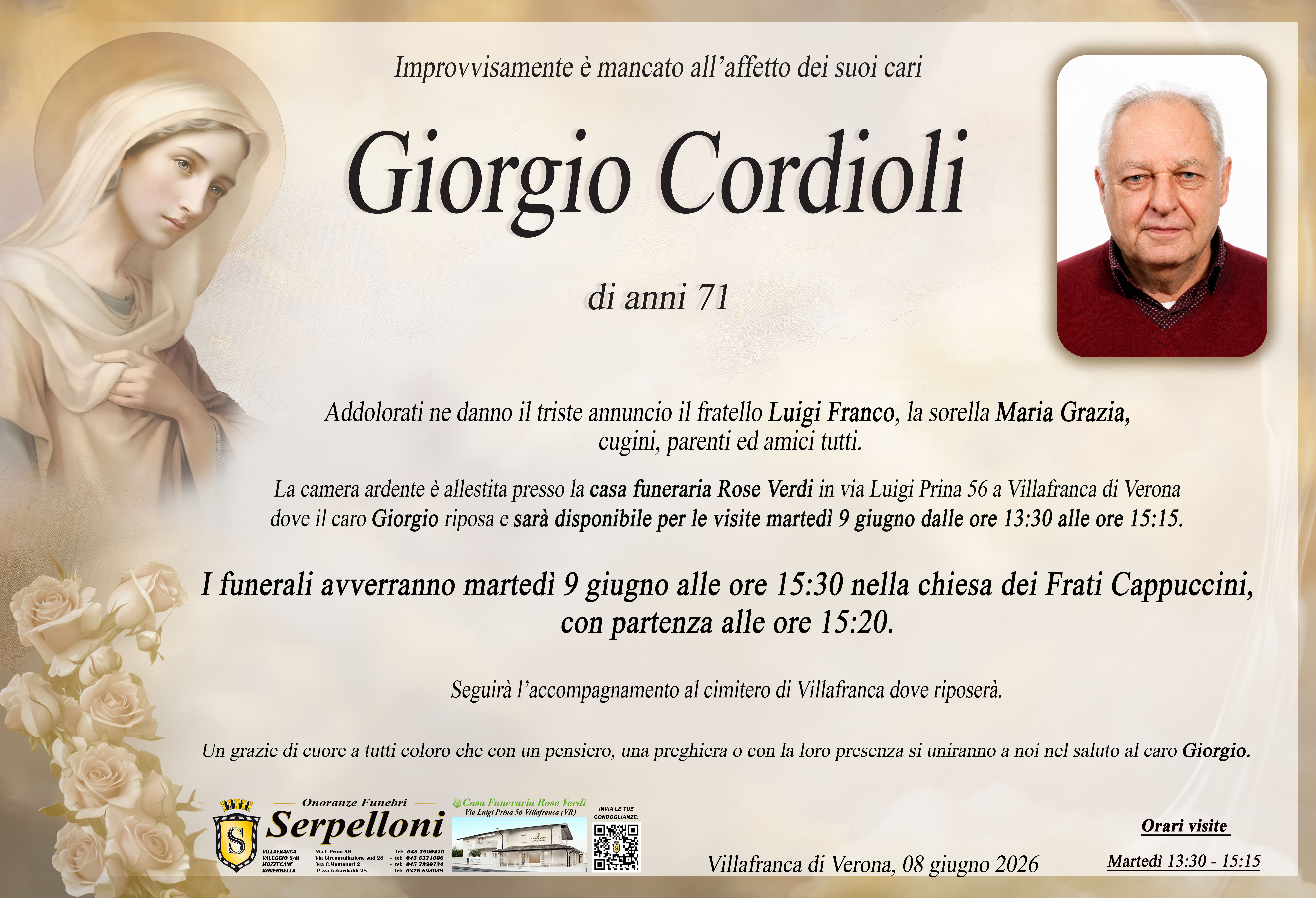 Scopri di più sull'articolo Giorgio Cordioli