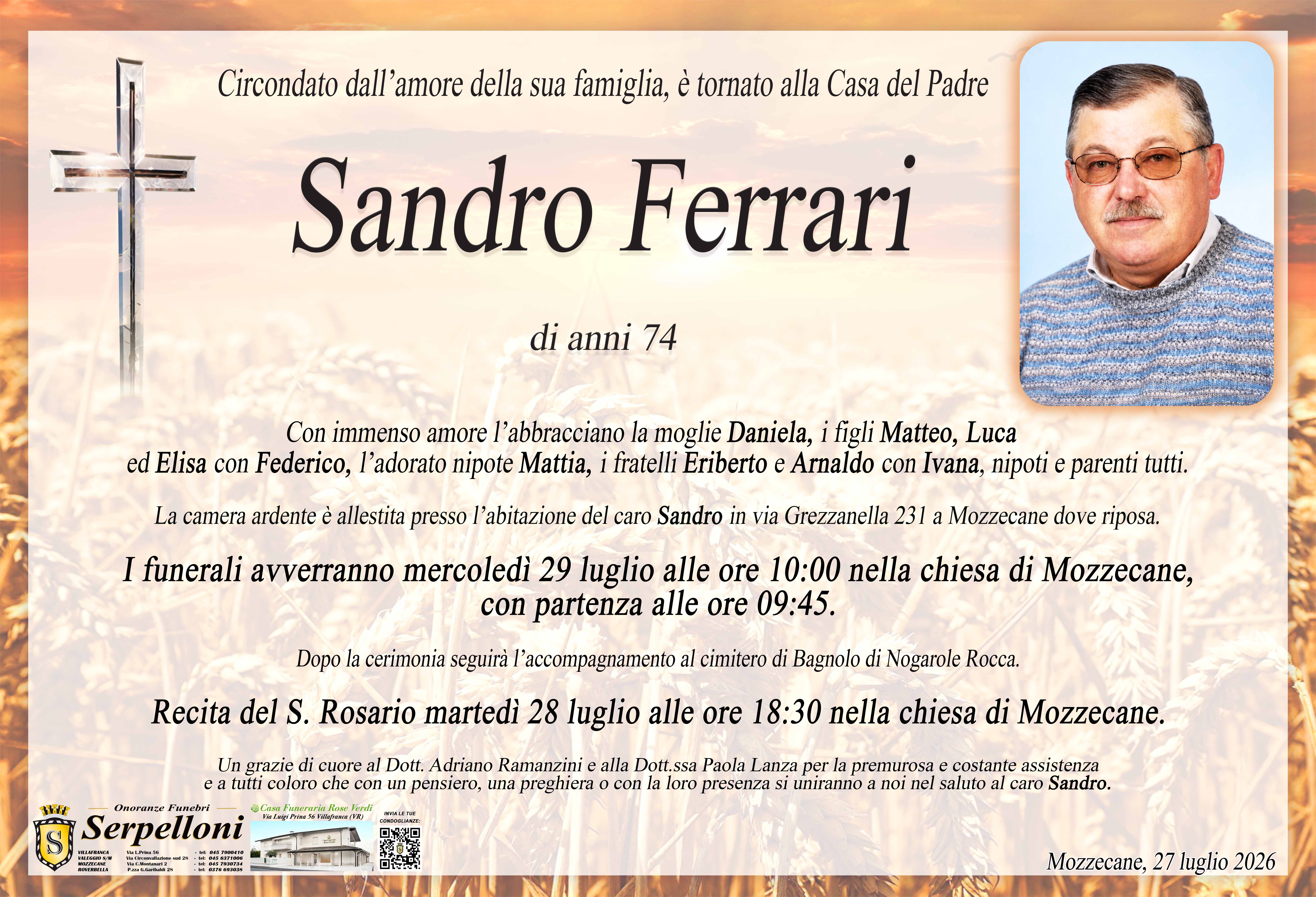 Scopri di più sull'articolo Sandro Ferrari