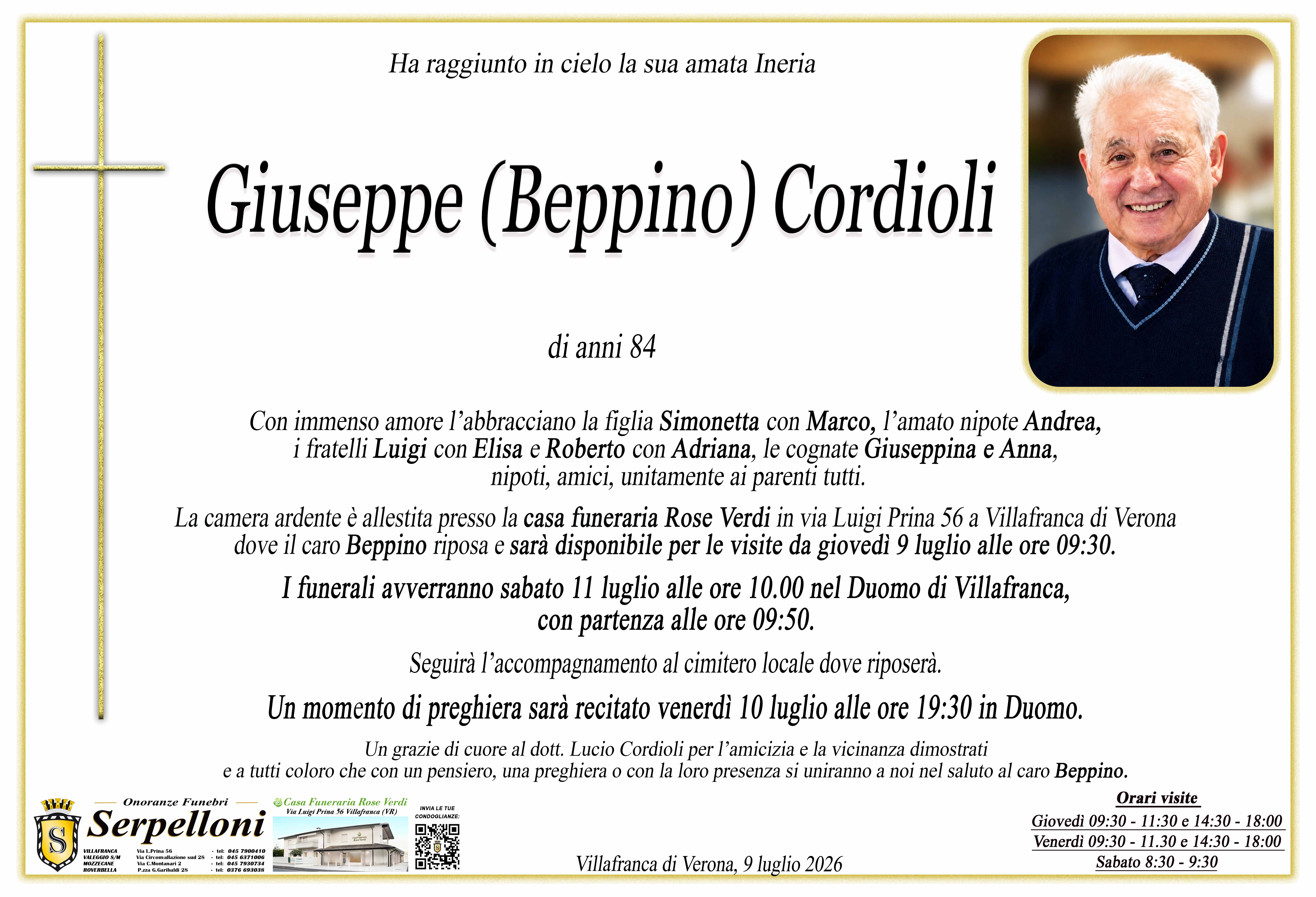 Scopri di più sull'articolo Giuseppe Cordioli