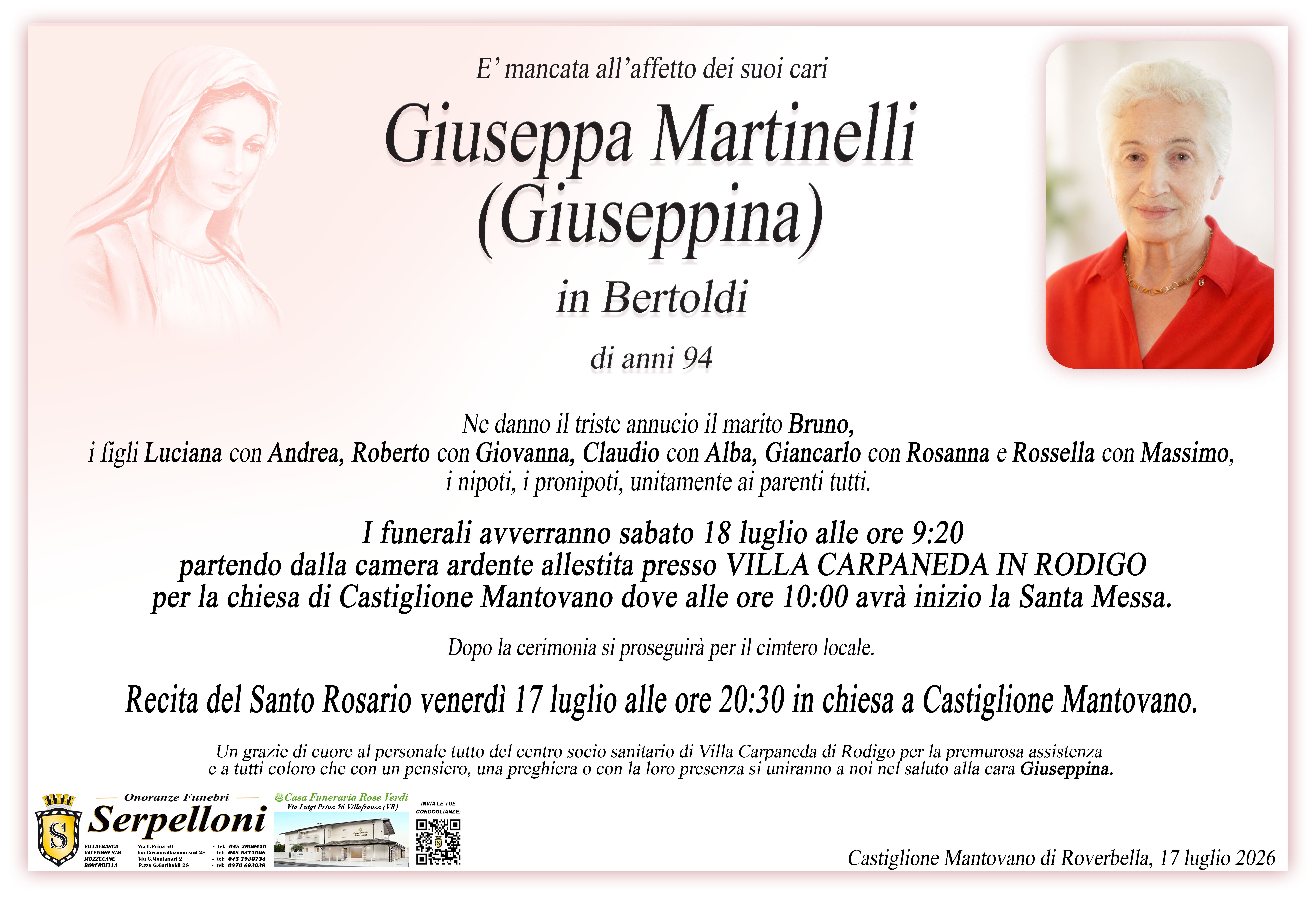 Scopri di più sull'articolo Giuseppina Martinelli