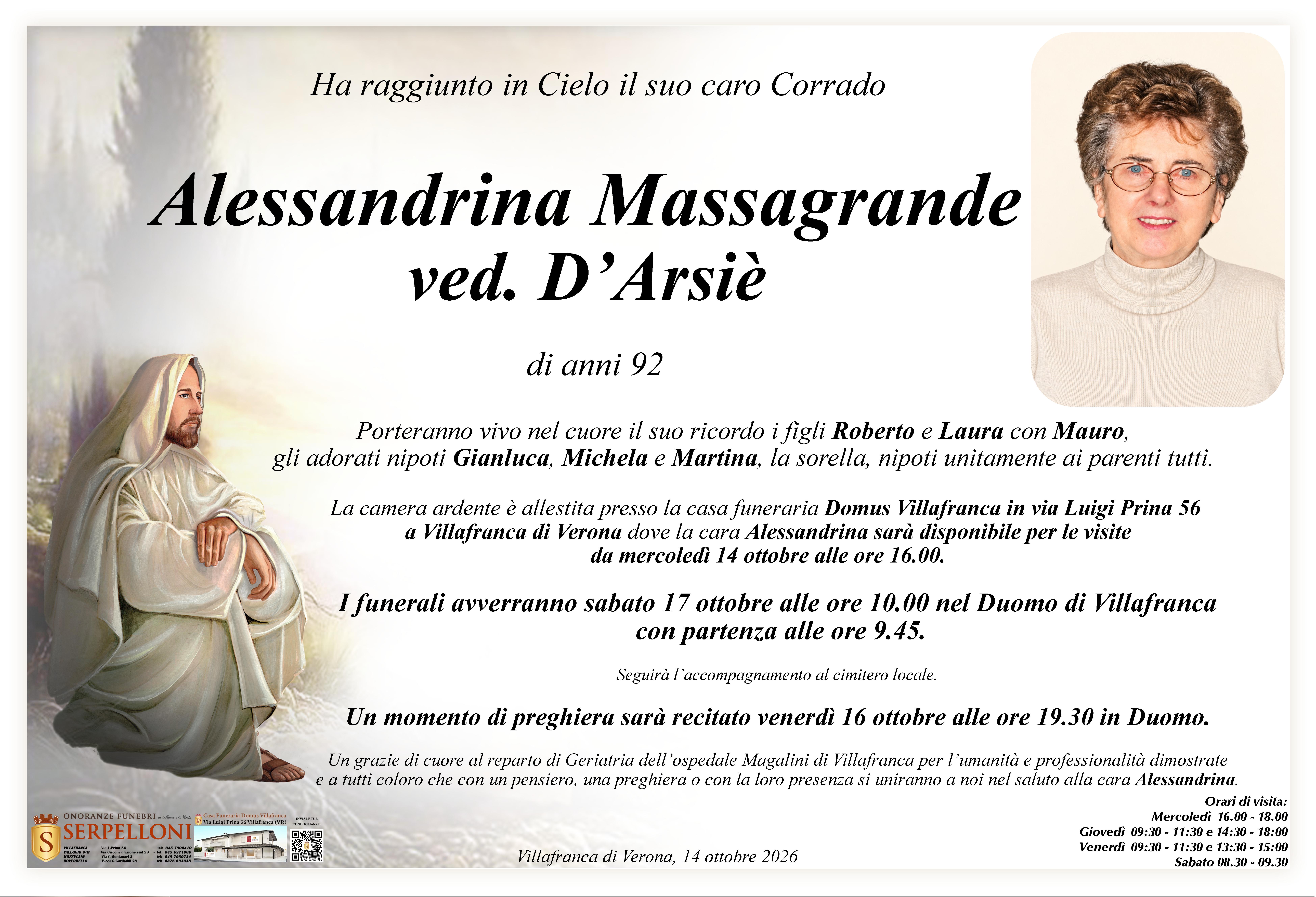 Scopri di più sull'articolo Alessandrina Massagrande